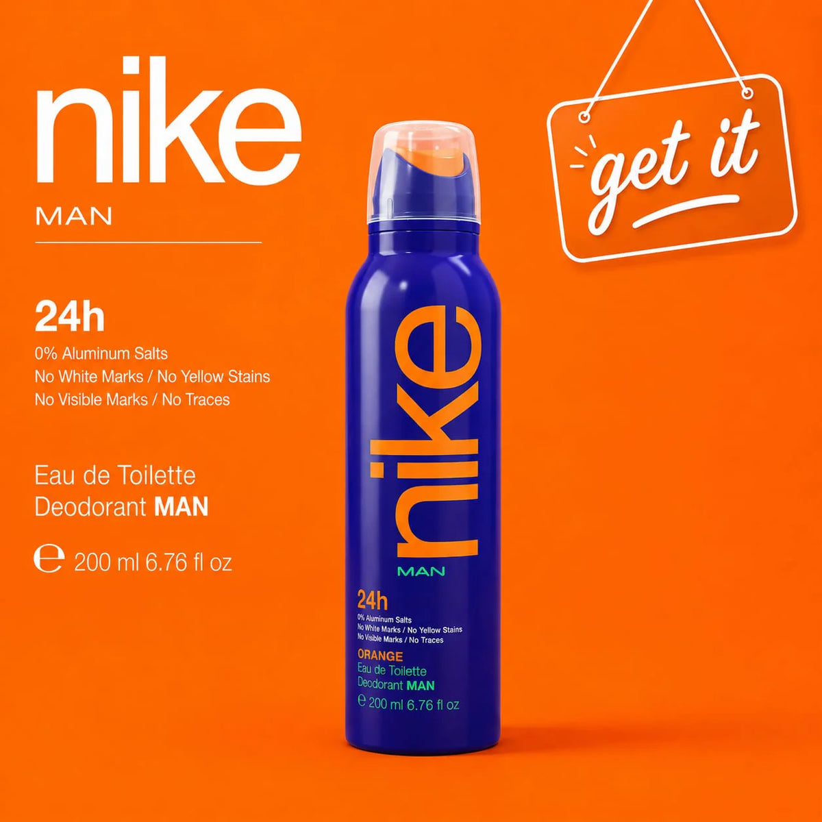 Nike Indigo Deodorant Spray for Men (200ml)