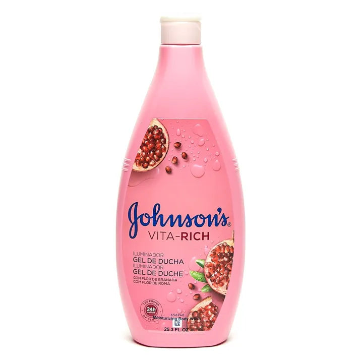 Johnson Vita-rich Body Wash With Pomegranate Flower 750ml
