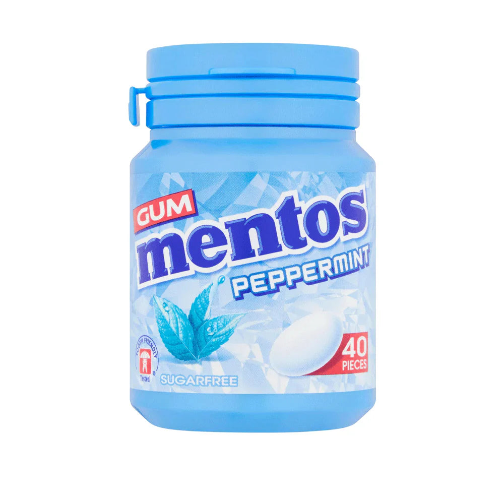 Mentos Sugar free Peppermint Gum 56g