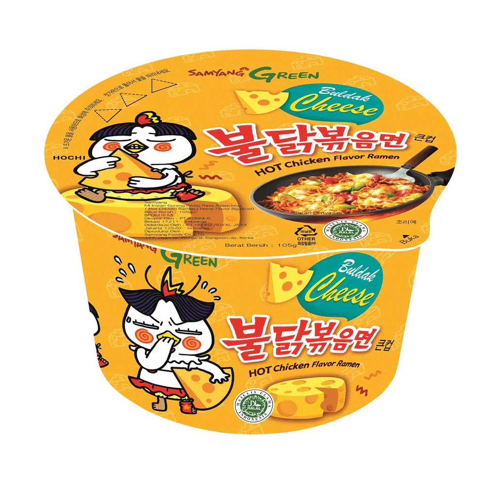 Samyang Buldak Hot Chicken Cheese Bowl Noodle 120g