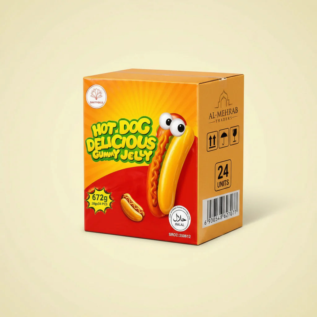 Daffodils Hot Dog Delicious Gummy Jelly 682g