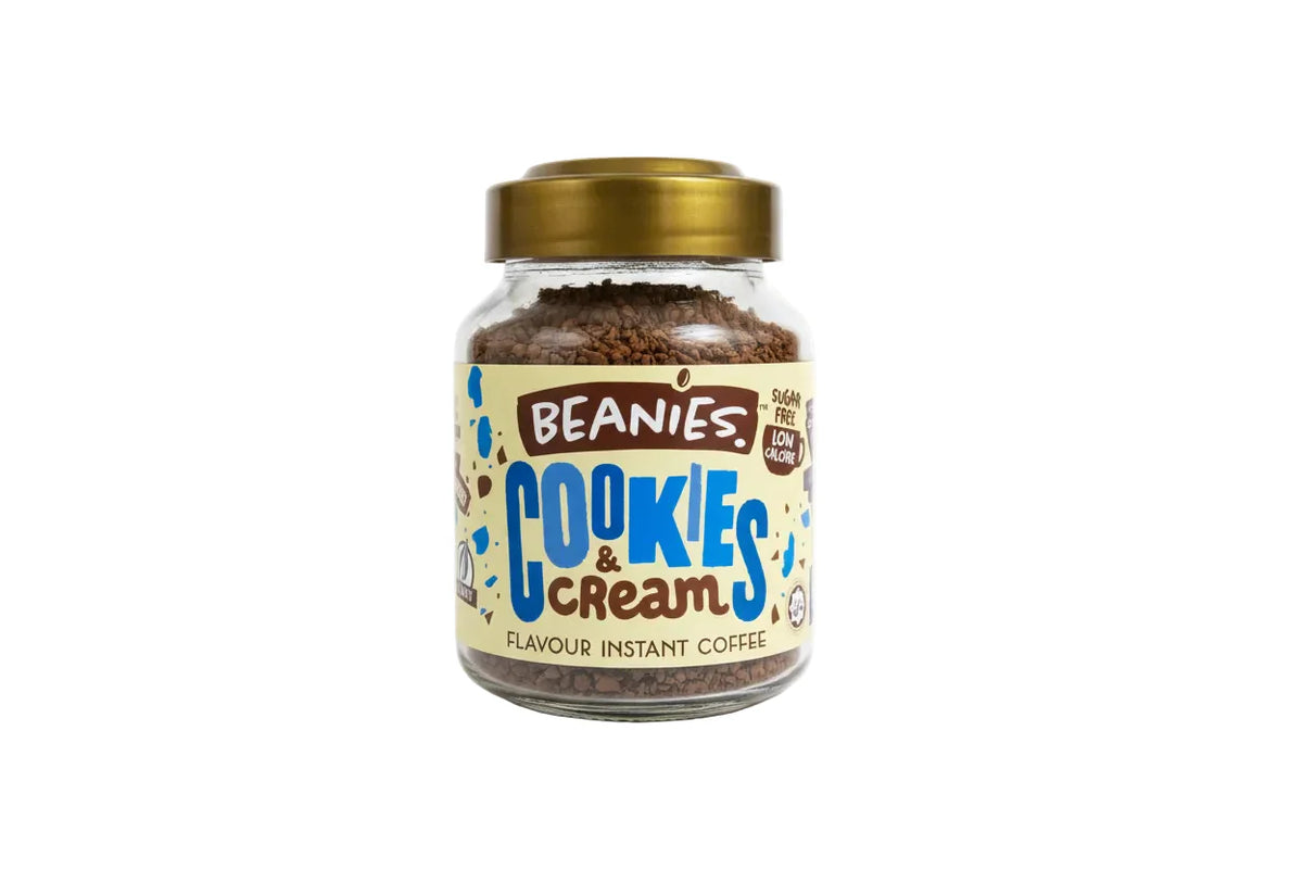 Beanies Cookies & Cream Flavour Instant Coffee 50g