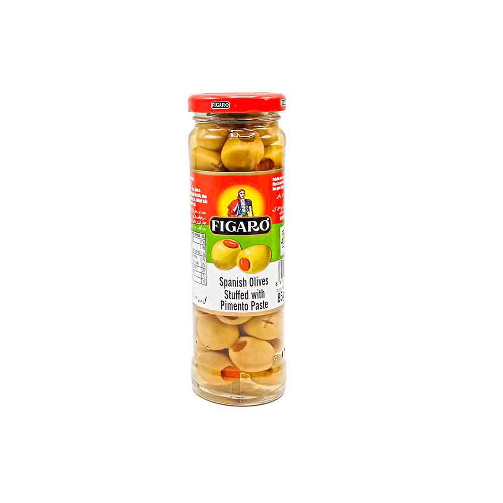 FIGARO OLIVES SPANISH STUFFED WITH PIMENTO 142 GM