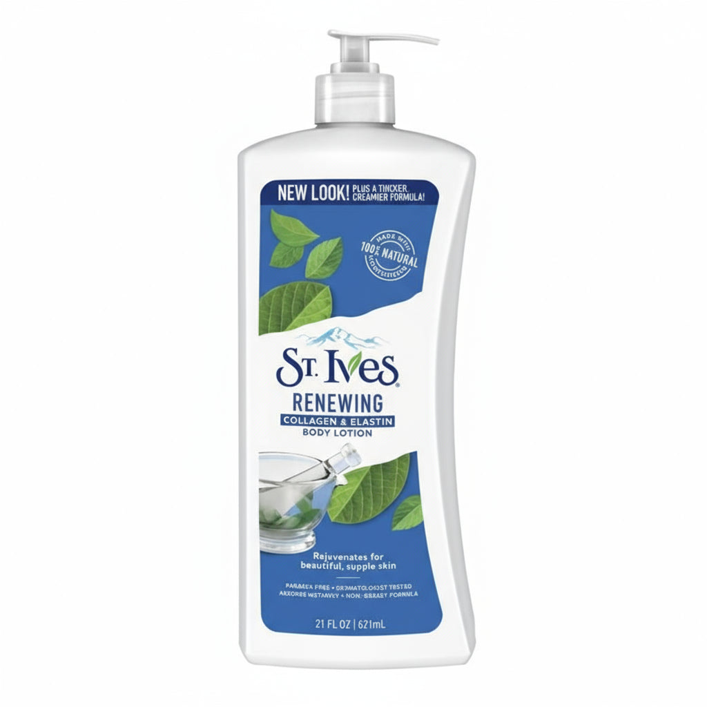 St. Ives Renewing Collagen & Elastin Body Lotion, Paraben Free,621ml