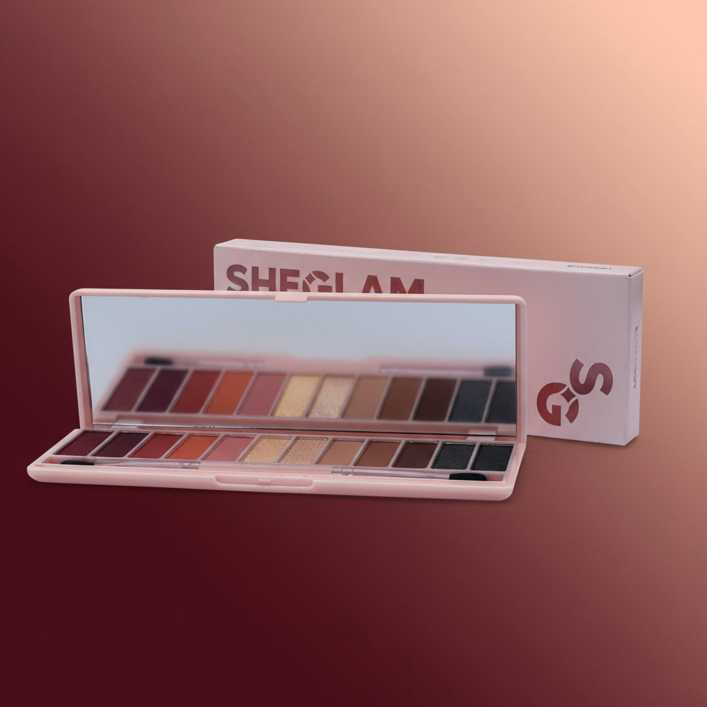 Sheglam Burgundy Palette 10.5g