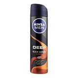 Nivea Men Deep Black Carbon Expresso Body Spray 150ml