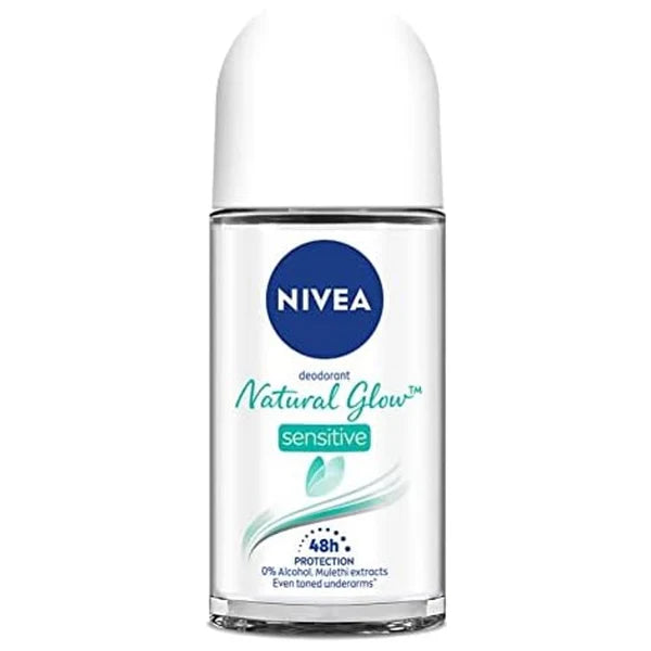 Nivea Natural Glow Sensitive Roll On Deodorant 50ml
