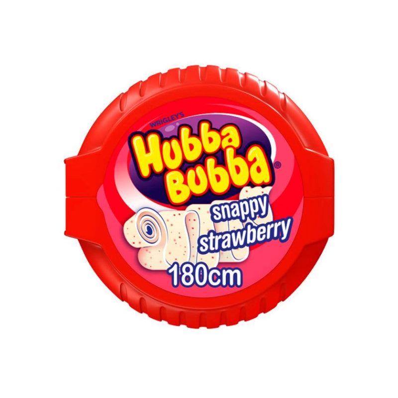 Wrigley's Hubba Bubba Snappy Strawberry Flavor Gum 56g