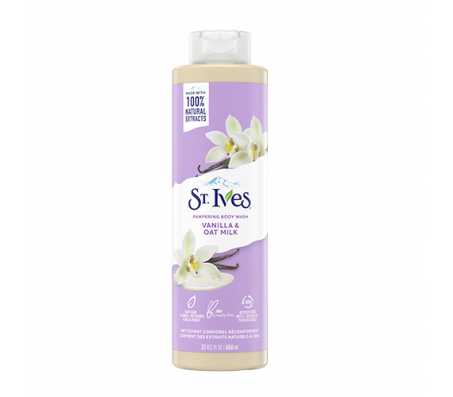 St. Ives Vanilla & Oat Milk Pampering Body Wash, 650ml