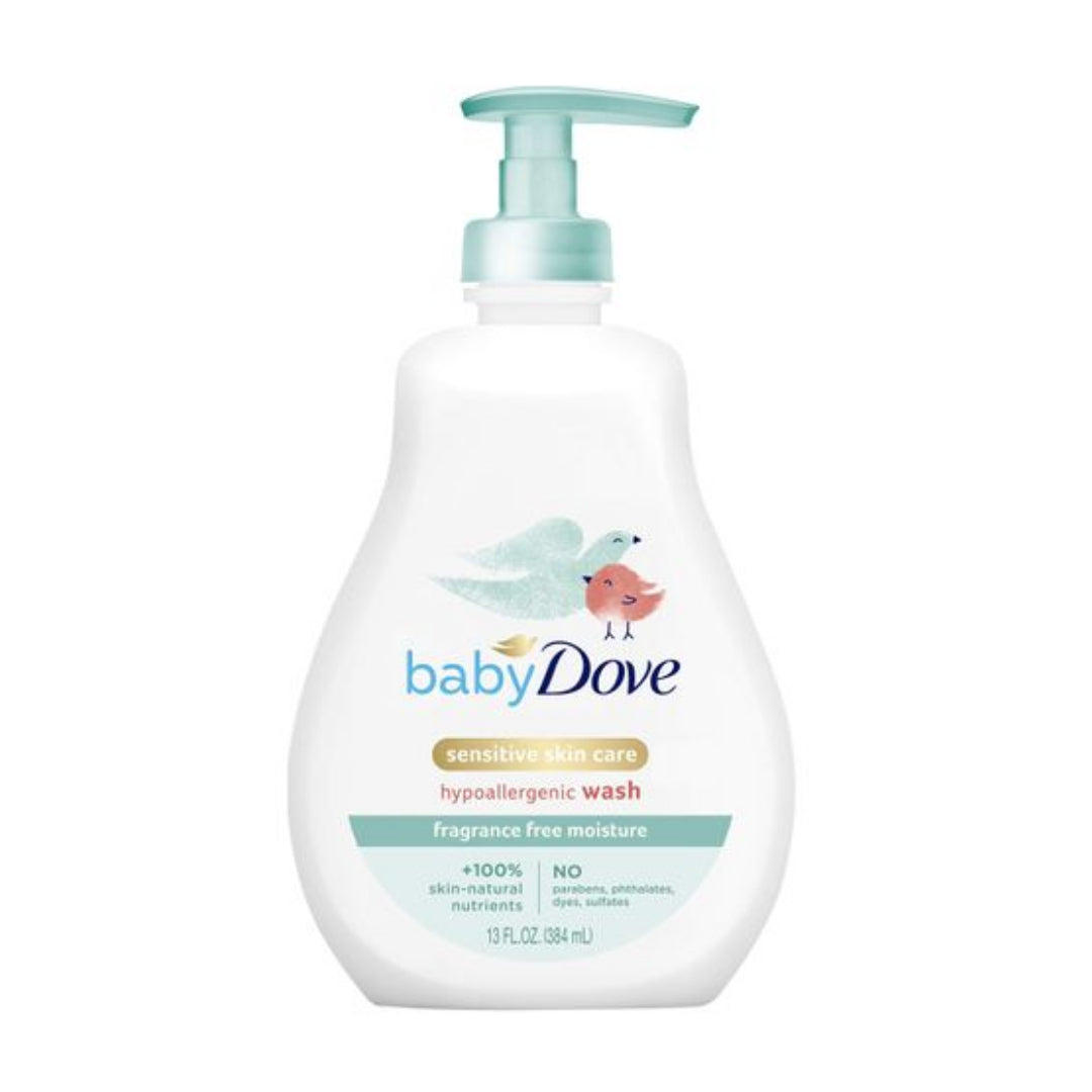 DOVE BABY WASH HEAD TO TOE FRAGRANCE FREE 400 ML