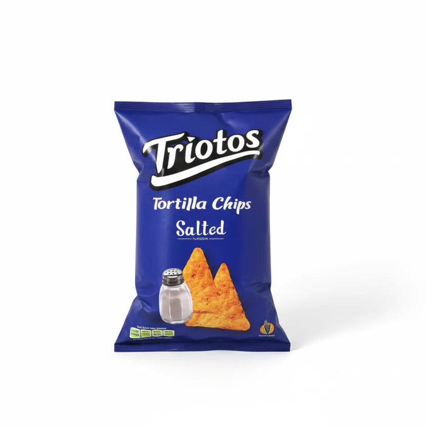 TRIOTOS TORTILLA CHIPS SALTED FLAVOUR 80GM