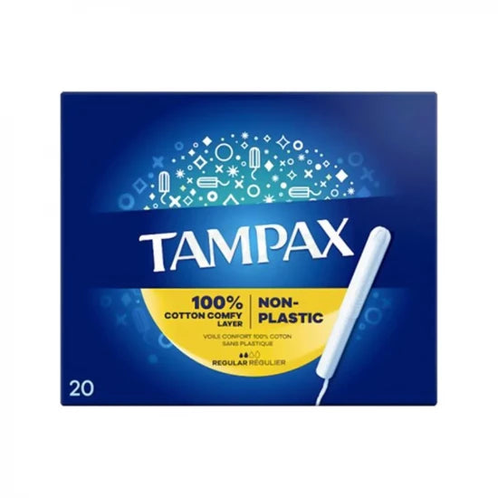 Tapmax Non Plastic Regular Tampons 20pc
