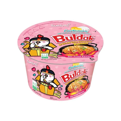 Samyang Buldak Carbonara Hot Chicken Ramen Bowl 120g