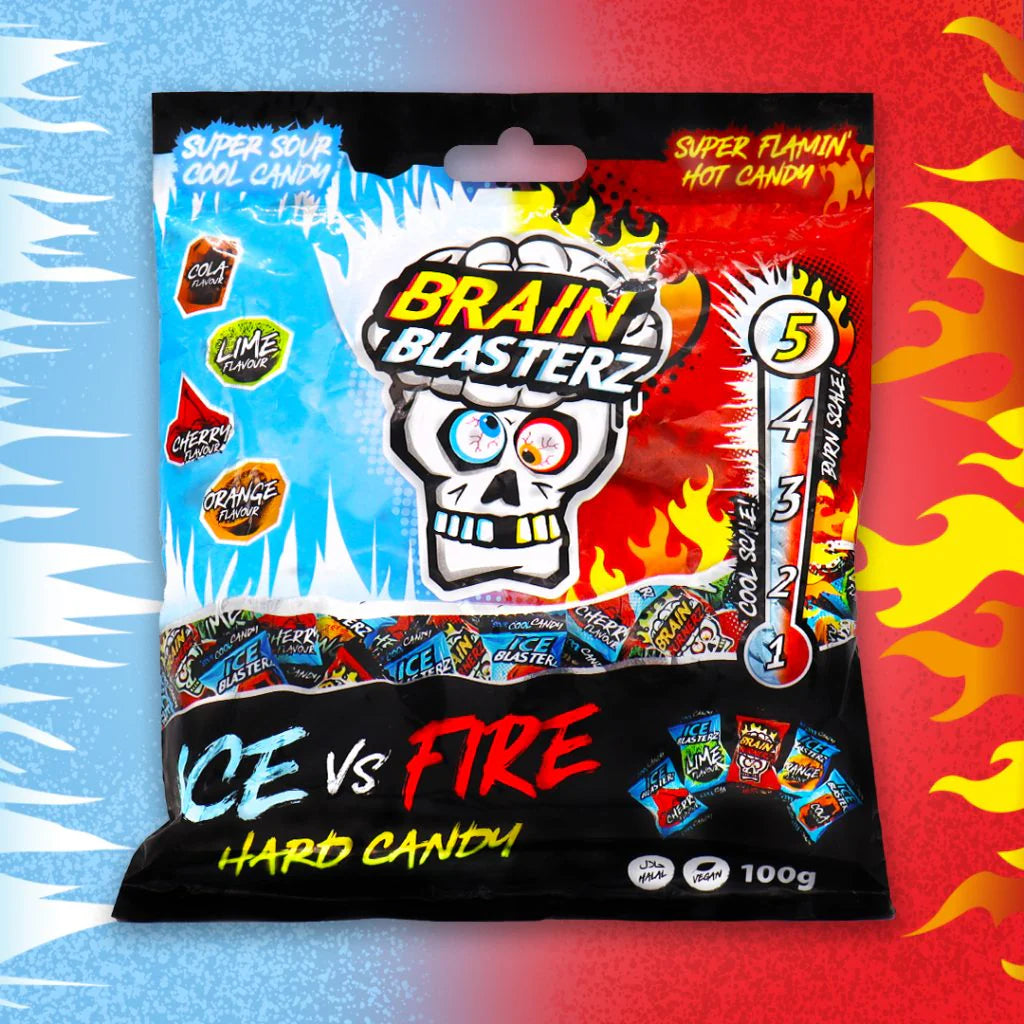 BRAIN BLASTERZ FIRE & ICE CANDY 100G