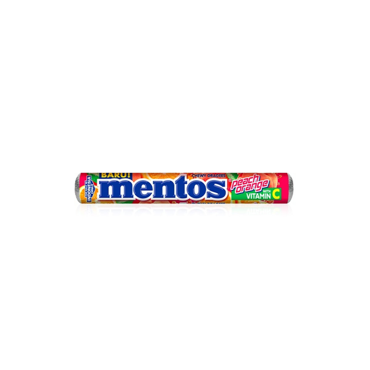 Mentos Chew Candy Peach Orange 29gm