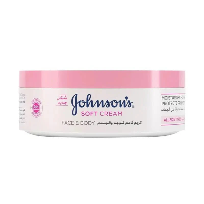 Johnsons Soft Cream Face & Body 200ml