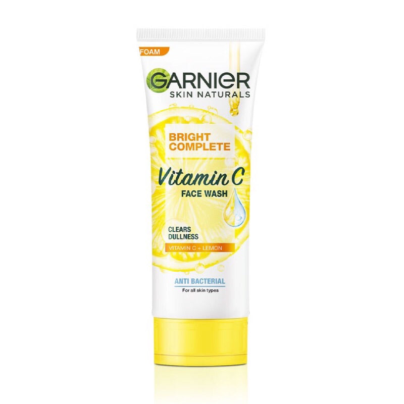 Garnier Skin Active Bright Complete Vitamin C Face Wash, 100ml