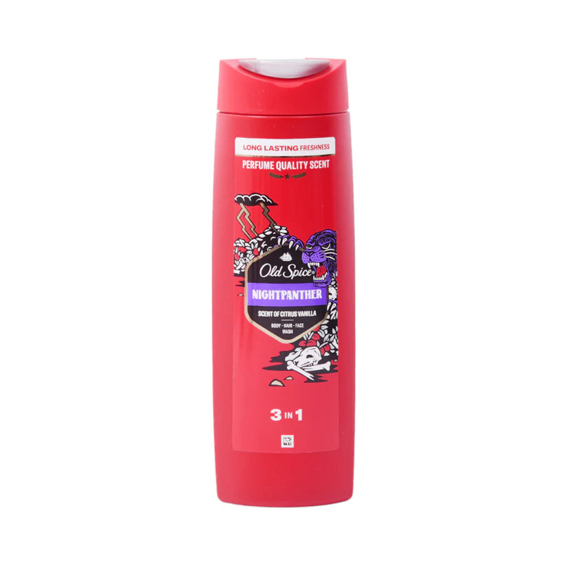 Old Spice Night Panther 3in1 Body-Hair-Face Wash, 400ml
