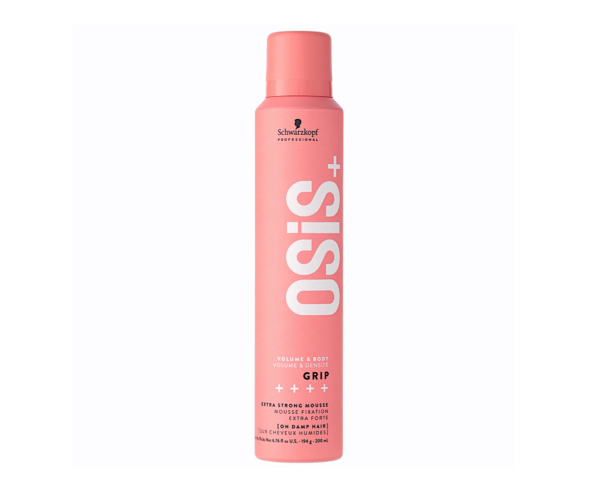 Schwarzkopf Osis+ Grip Volume & Body Extra Strong Mousse, 200ml
